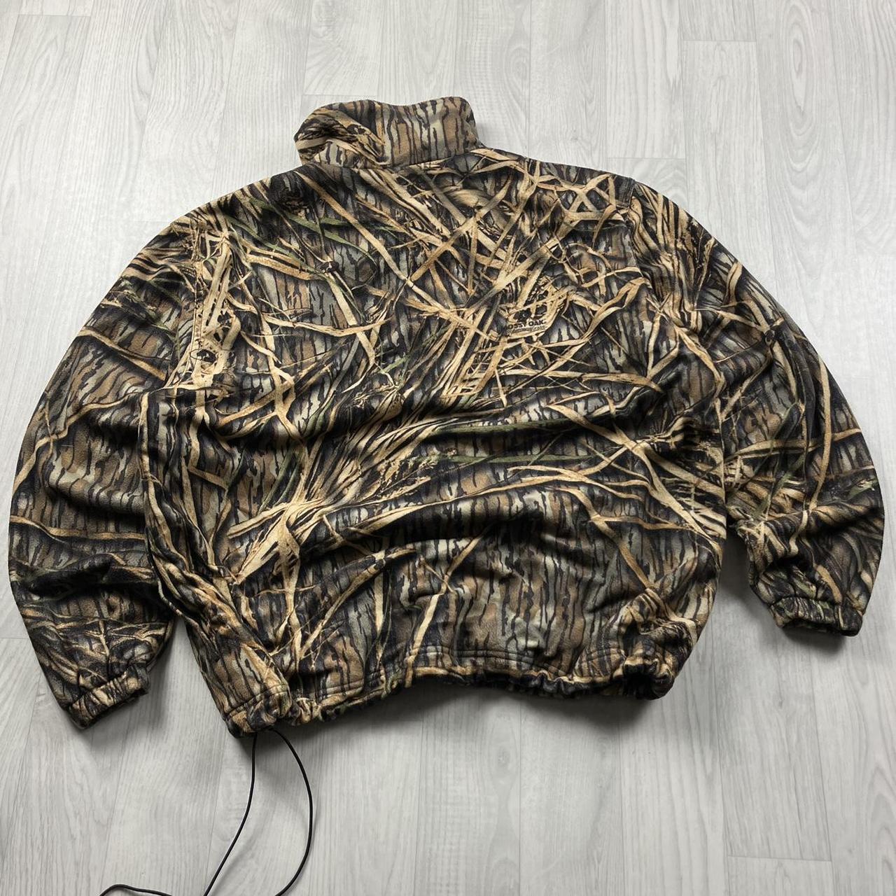 VINTAGE MOSSY OAK REALTREE TECHNICAL ZIP UP FLEECE CAMO