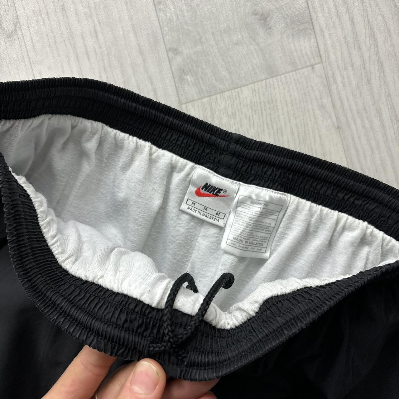 VINTAGE 90s NIKE BAGGY TRACKSUIT BOTTOMS BLACK
