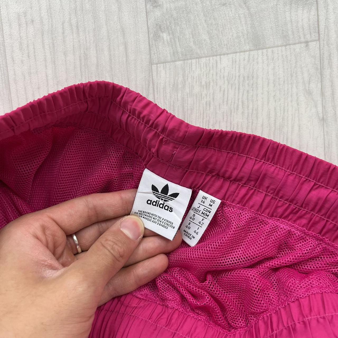 ADIDAS BAGGY TRACKSUIT BOTTOMS PINK