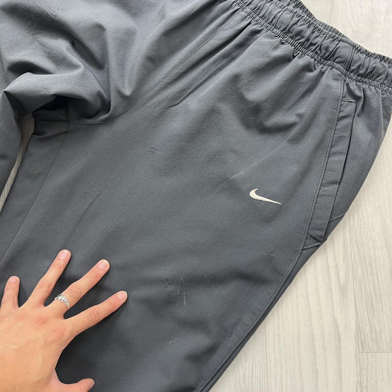 VINTAGE Y2K NIKE BAGGY TRACKSUIT BOTTOMS GREY
