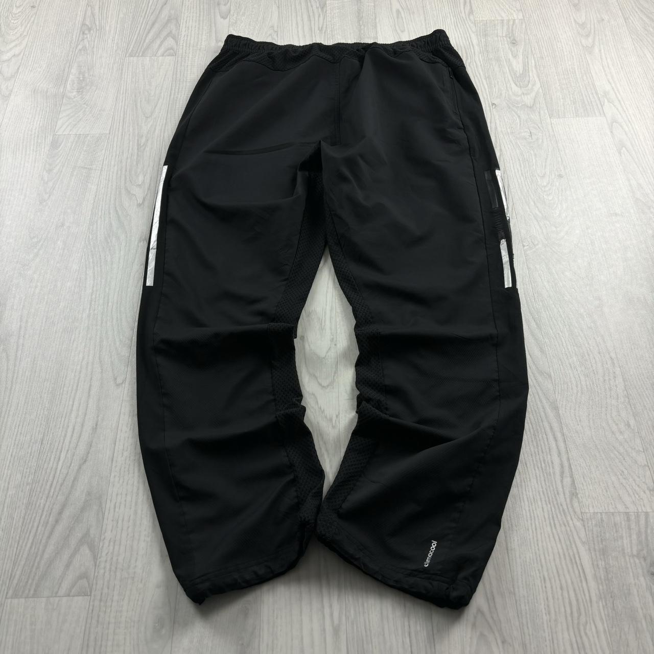 VINTAGE Y2K ADIDAS BAGGY TRACKSUIT BOTTOMS BLACK