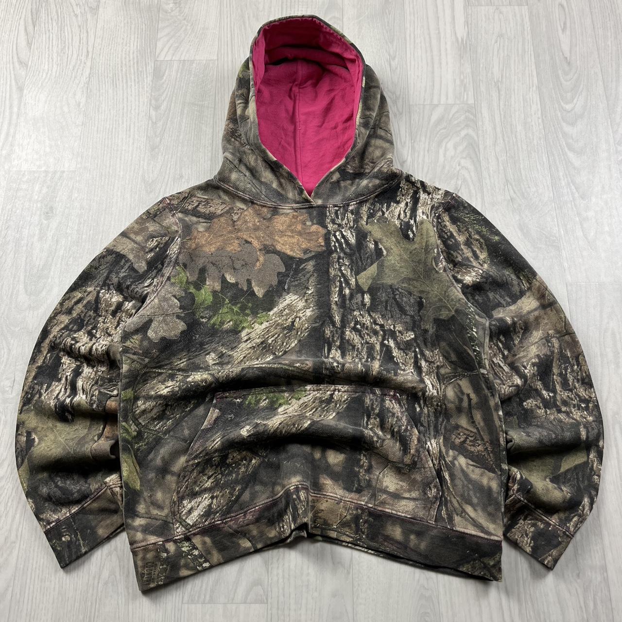 VINTAGE MOSSY OAK REALTREE HOODIE CAMO PINK