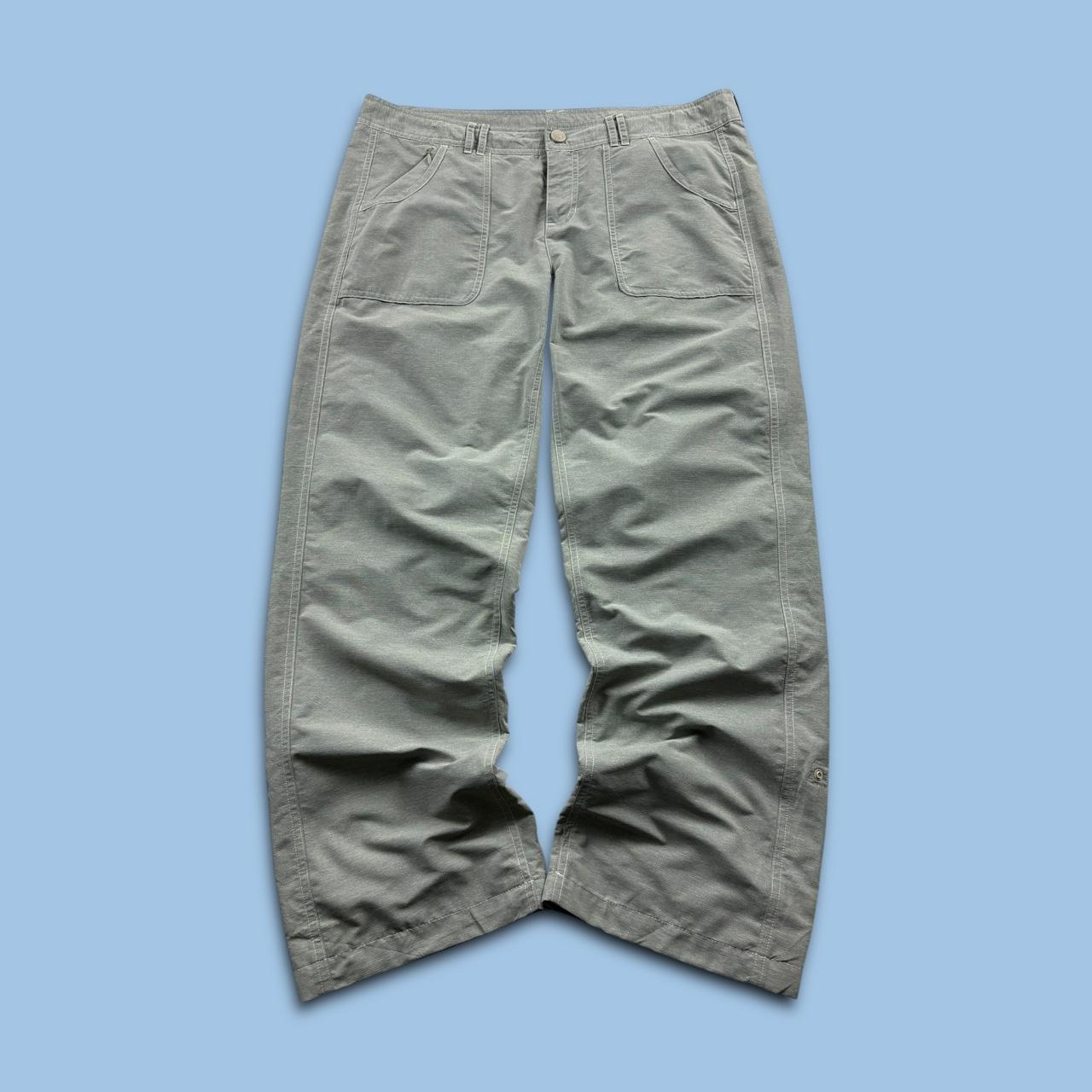 VINTAGE Y2K THE NORTH FACE BAGGY LOW RISE TROUSERS GREY