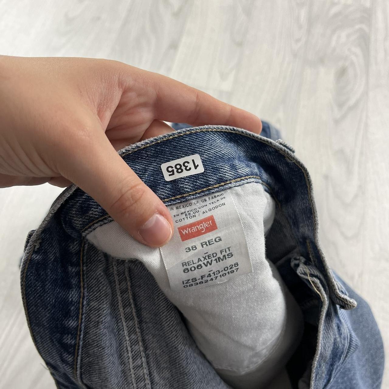 VINTAGE WRANGLER BAGGY LOOSE SKATER JORTS BLUE (38w)
