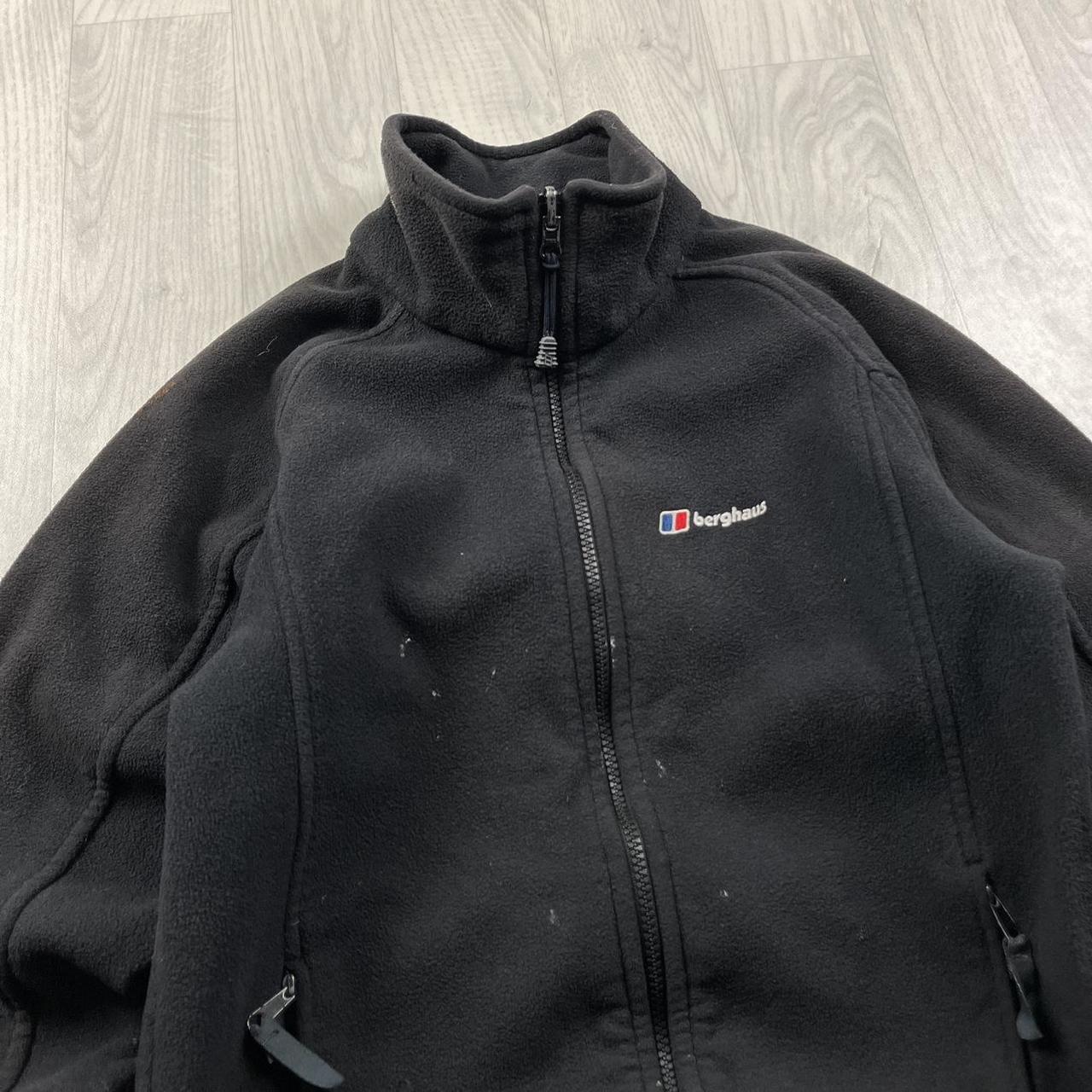 VINTAGE Y2K BERGHAUS ZIP UP TECHNICAL FLEECE BLACK