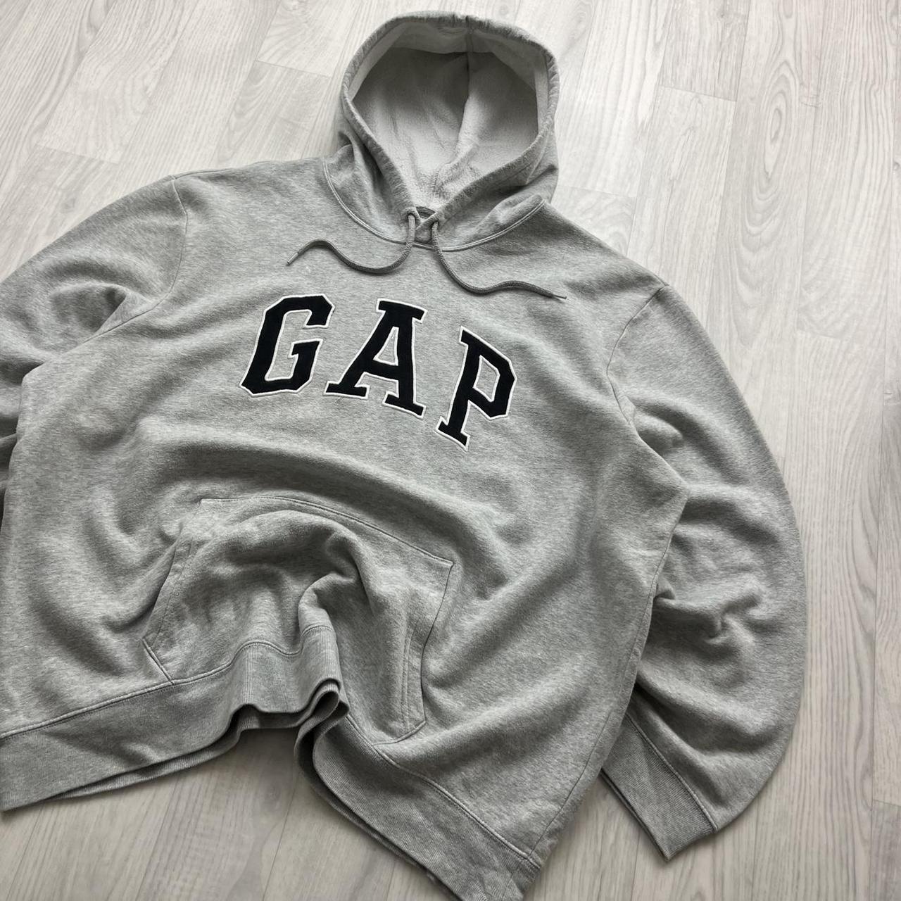 VINTAGE Y2K GAP HOODIE GREY
