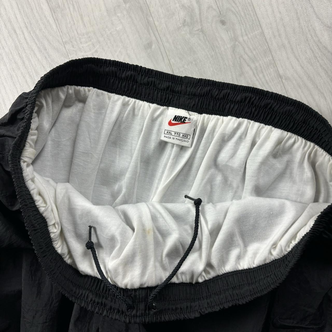 VINTAGE 90s NIKE BAGGY TRACKSUIT BOTTOMS BLACK