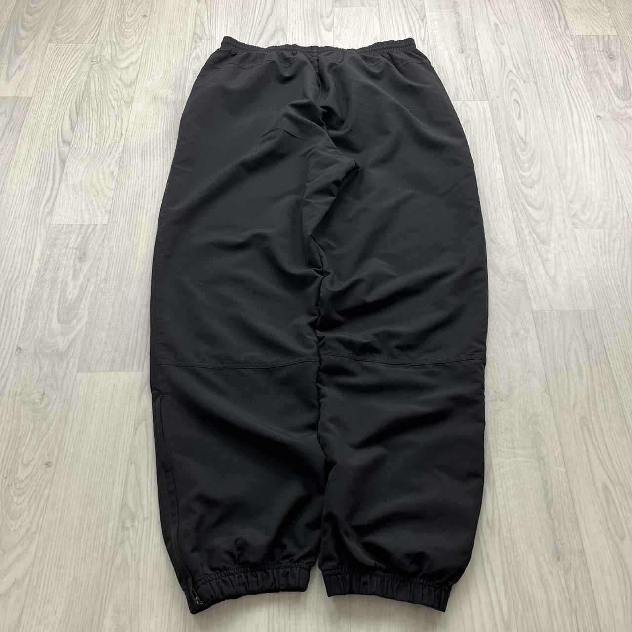 VINTAGE Y2K ADIDAS BAGGY TRACKSUIT BOTTOMS BLACK