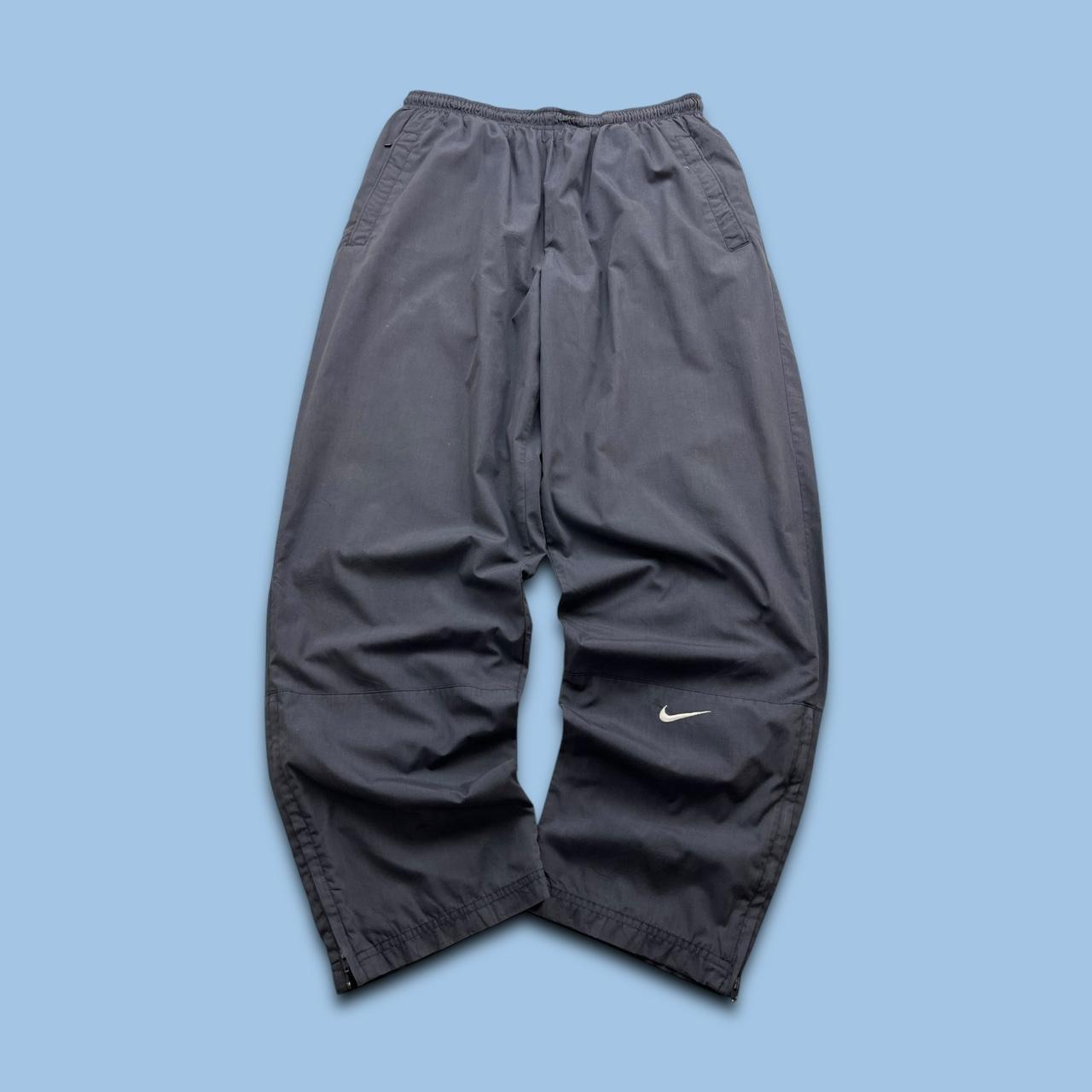 VINTAGE Y2K NIKE BAGGY TRACKSUIT BOTTOMS NAVY