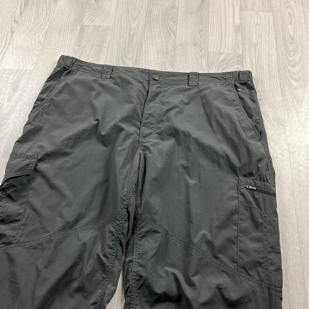 VINTAGE Y2K COLUMBIA BAGGY HIKING WALKING UTILITY TROUSERS GREY