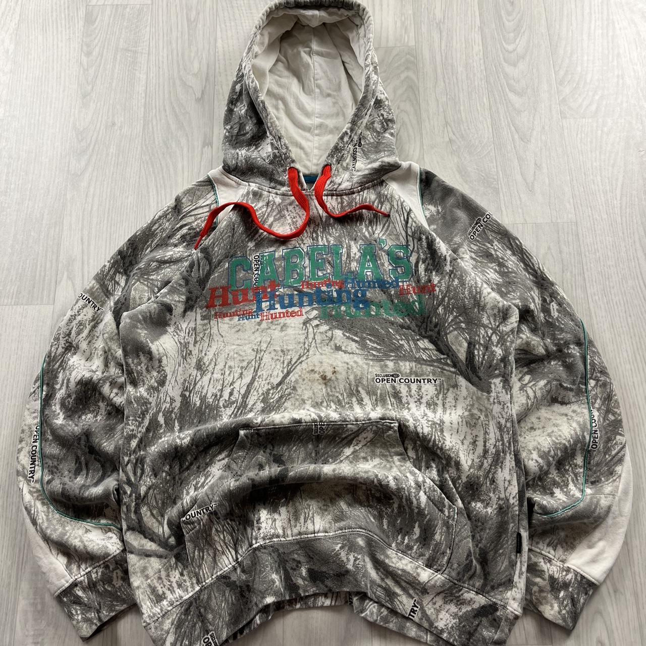 VINTAGE CABELAS REALTREE HOODIE CAMO