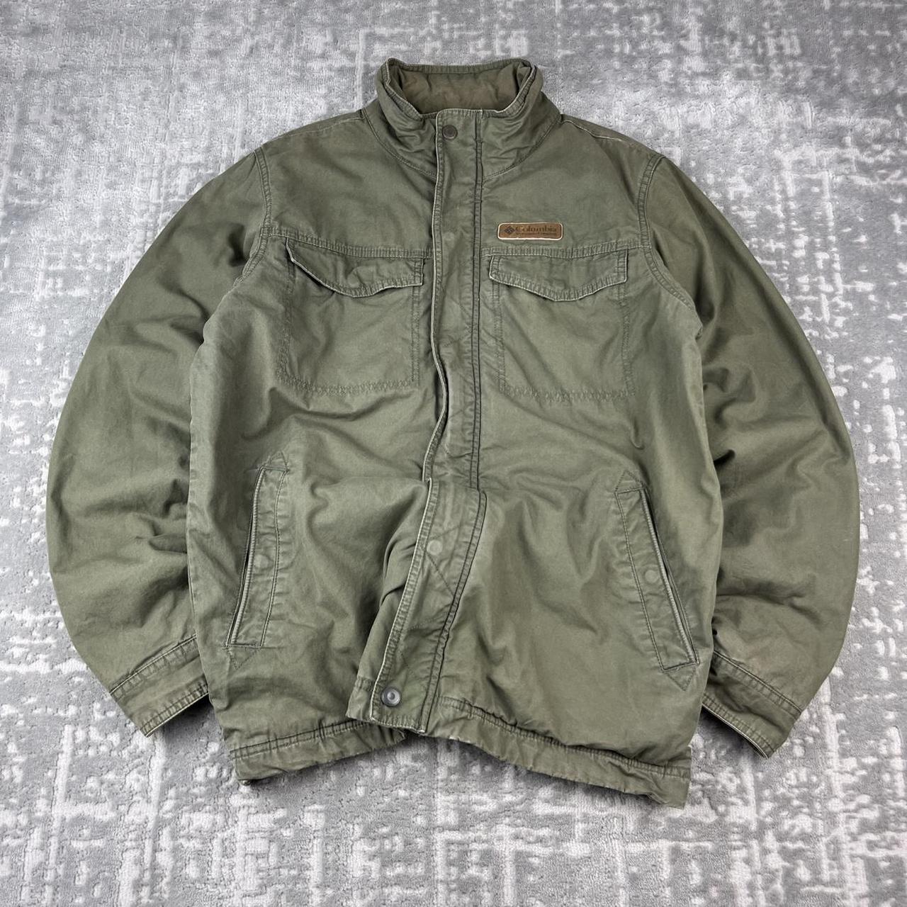 VINTAGE 00s COLUMBIA UTILITY WORKWEAR JACKET KHAKI