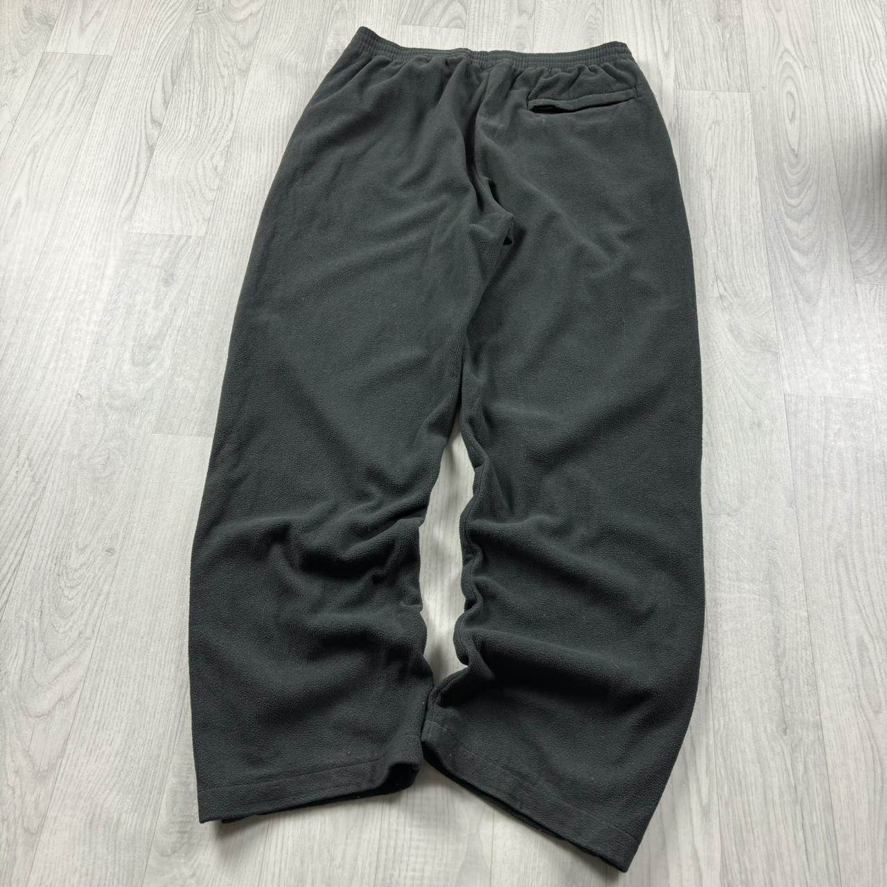 VINTAGE Y2K NEW BALANCE BAGGY FLEECE SWEATPANTS CHARCOAL GREY