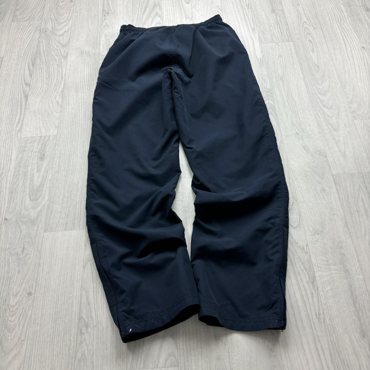 VINTAGE Y2K REEBOK BAGGY TRACKSUIT BOTTOMS NAVY