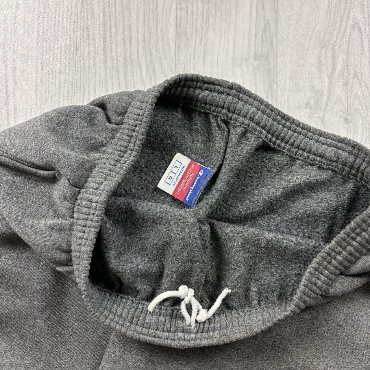 VINTAGE 00s CHAMPION BAGGY COTTON SWEATPANTS GREY