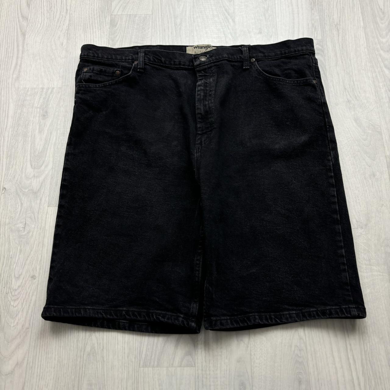 VINTAGE 00s WRANGLER BAGGY LOOSE JORTS BLACK