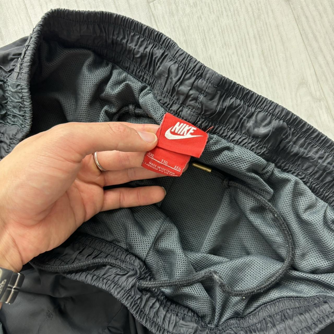 VINTAGE Y2K NIKE BLANK BAGGY TRACKSUIT BOTTOMS BLACK