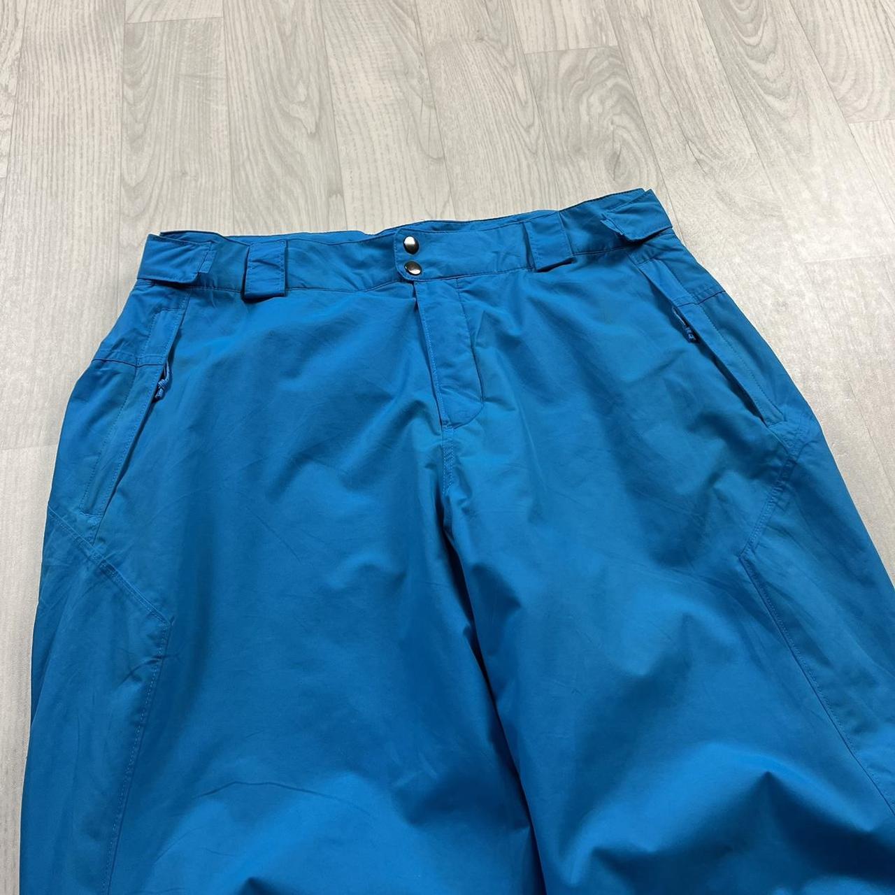 VINTAGE Y2K COLUMBIA BAGGY SKI PANTS SALOPETTES BLUE