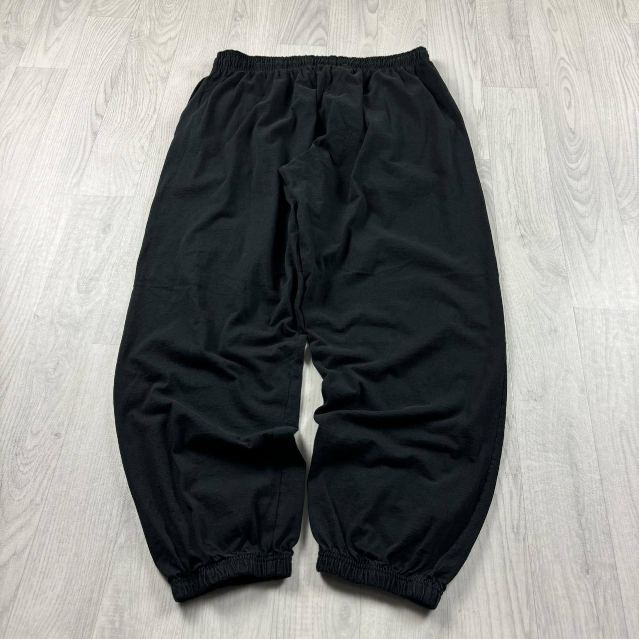 VINTAGE 00s CHAMPION BAGGY LIGHTWEIGHT SWEATPANTS BLACK