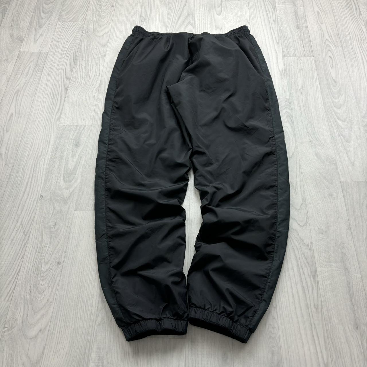 VINTAGE Y2K NIKE BLANK BAGGY TRACKSUIT BOTTOMS BLACK