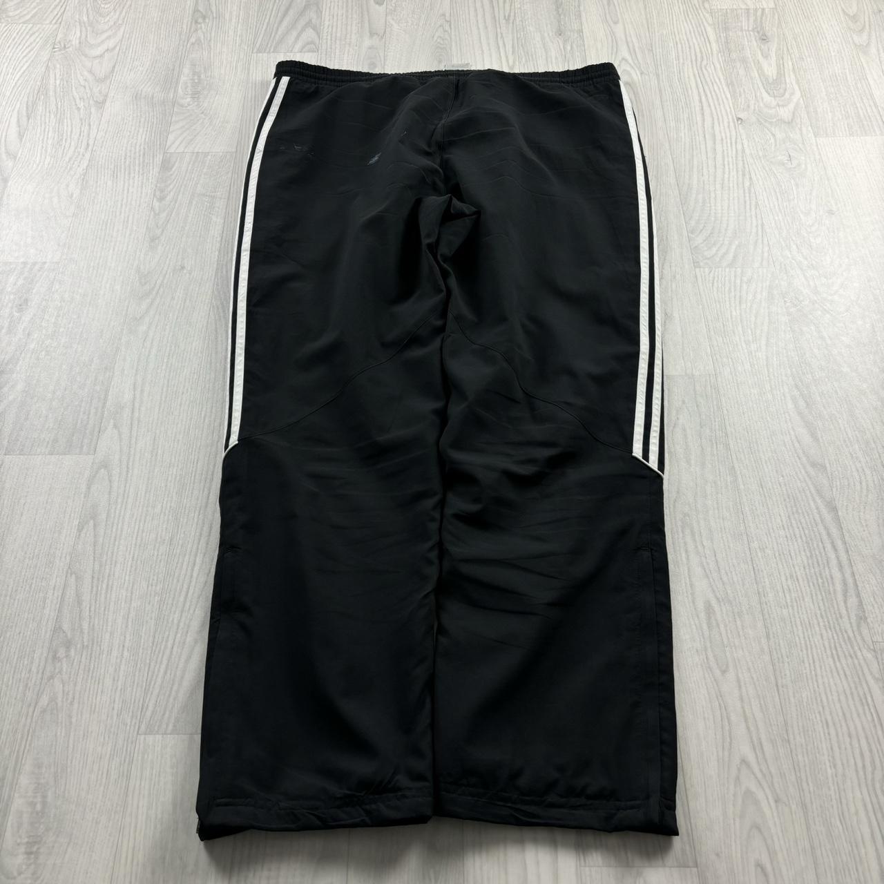 VINTAGE Y2K ADIDAS BAGGY TRACKSUIT BOTTOMS BLACK