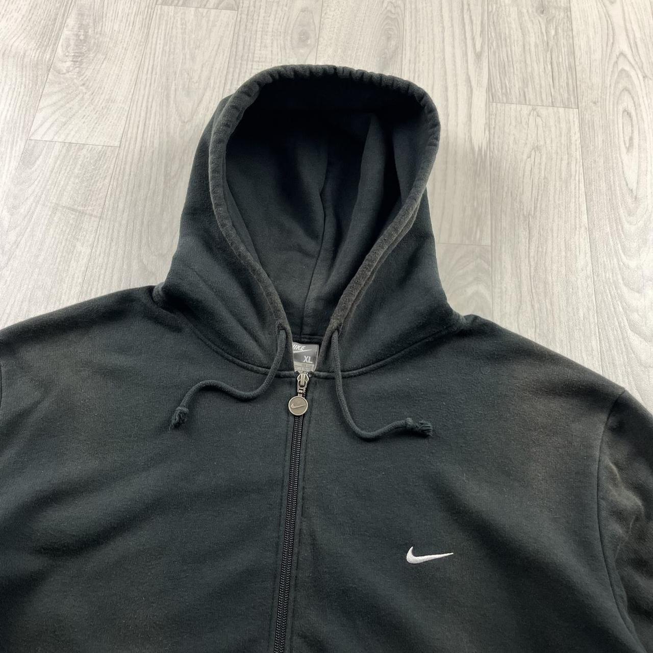 VINTAGE Y2K NIKE ZIP HOODIE BLACK