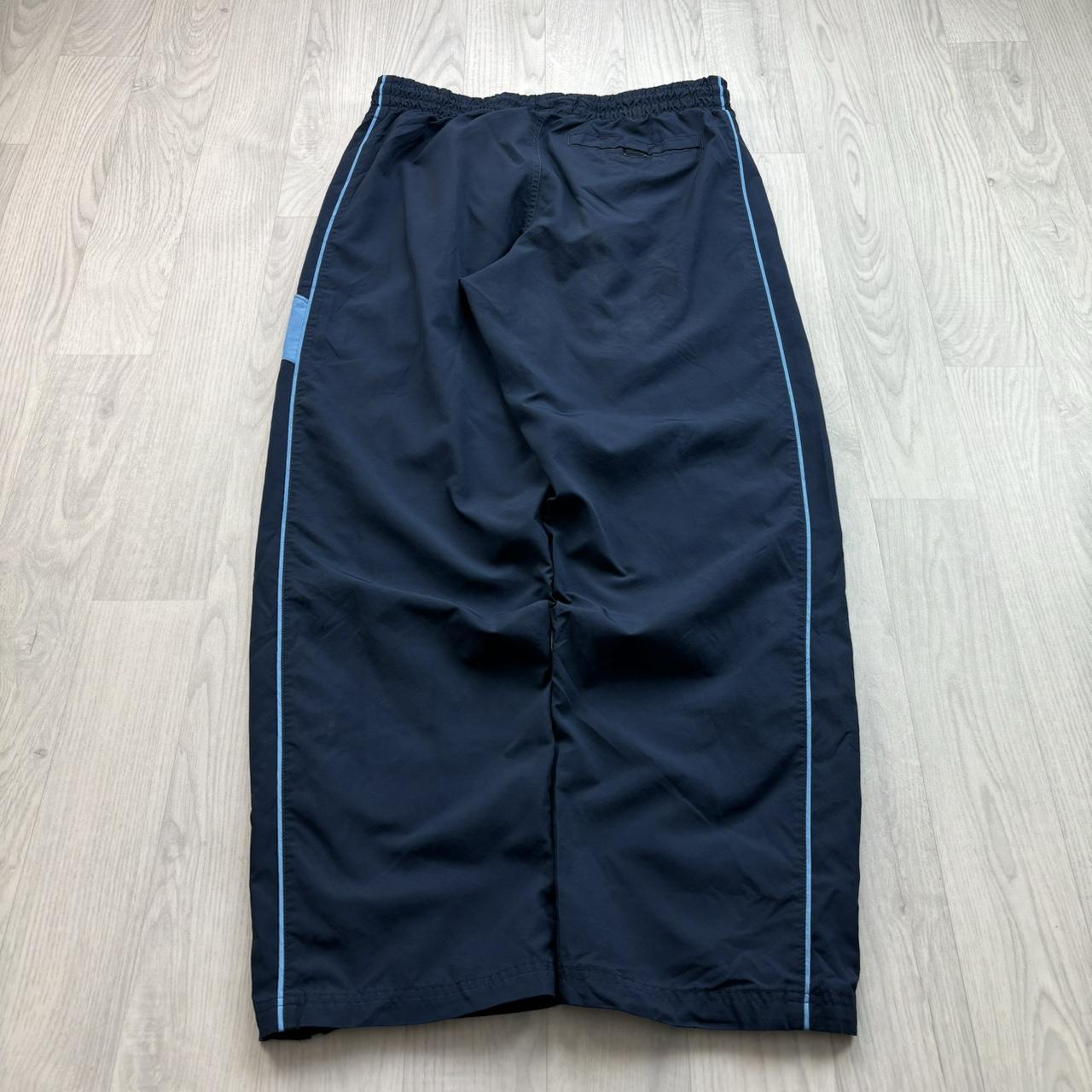 VINTAGE Y2K NIKE BAGGY TRACKSUIT BOTTOMS NAVY / BLUE