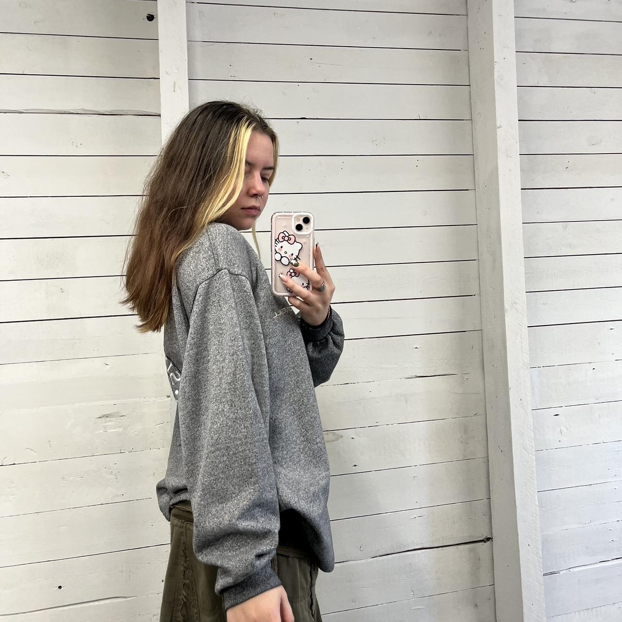 VINTAGE Y2K ONEILL GRAPHIC SWEATSHIRT GREY