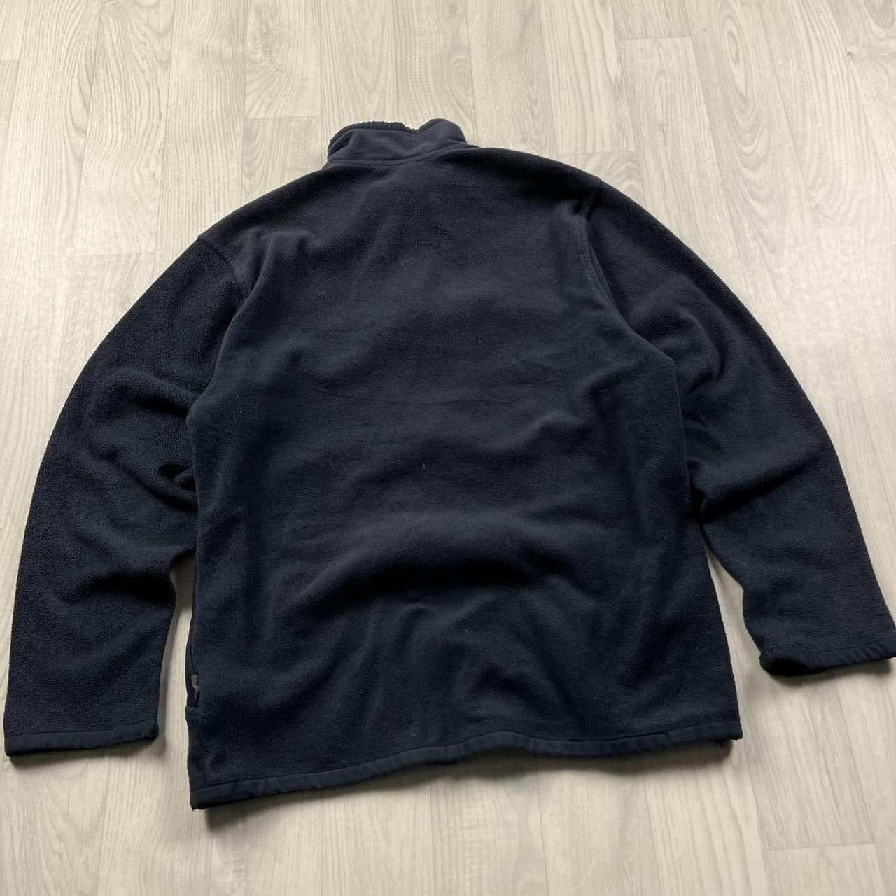 VINTAGE Y2K ADIDAS ZIP UP FLEECE NAVY