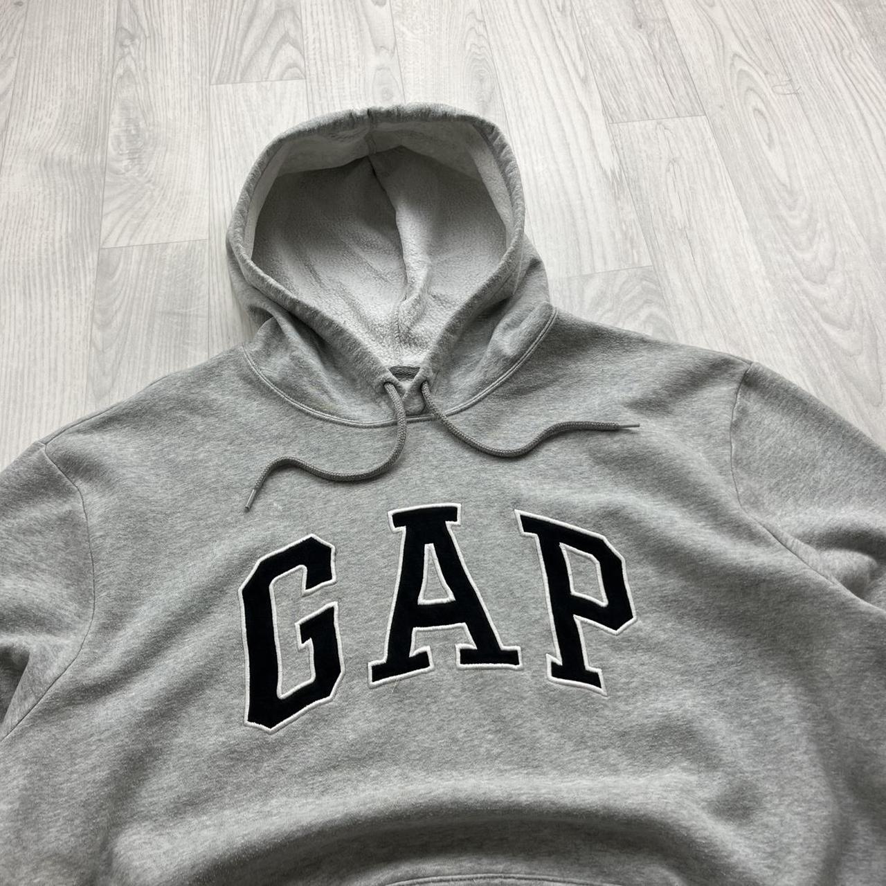 VINTAGE Y2K GAP HOODIE GREY