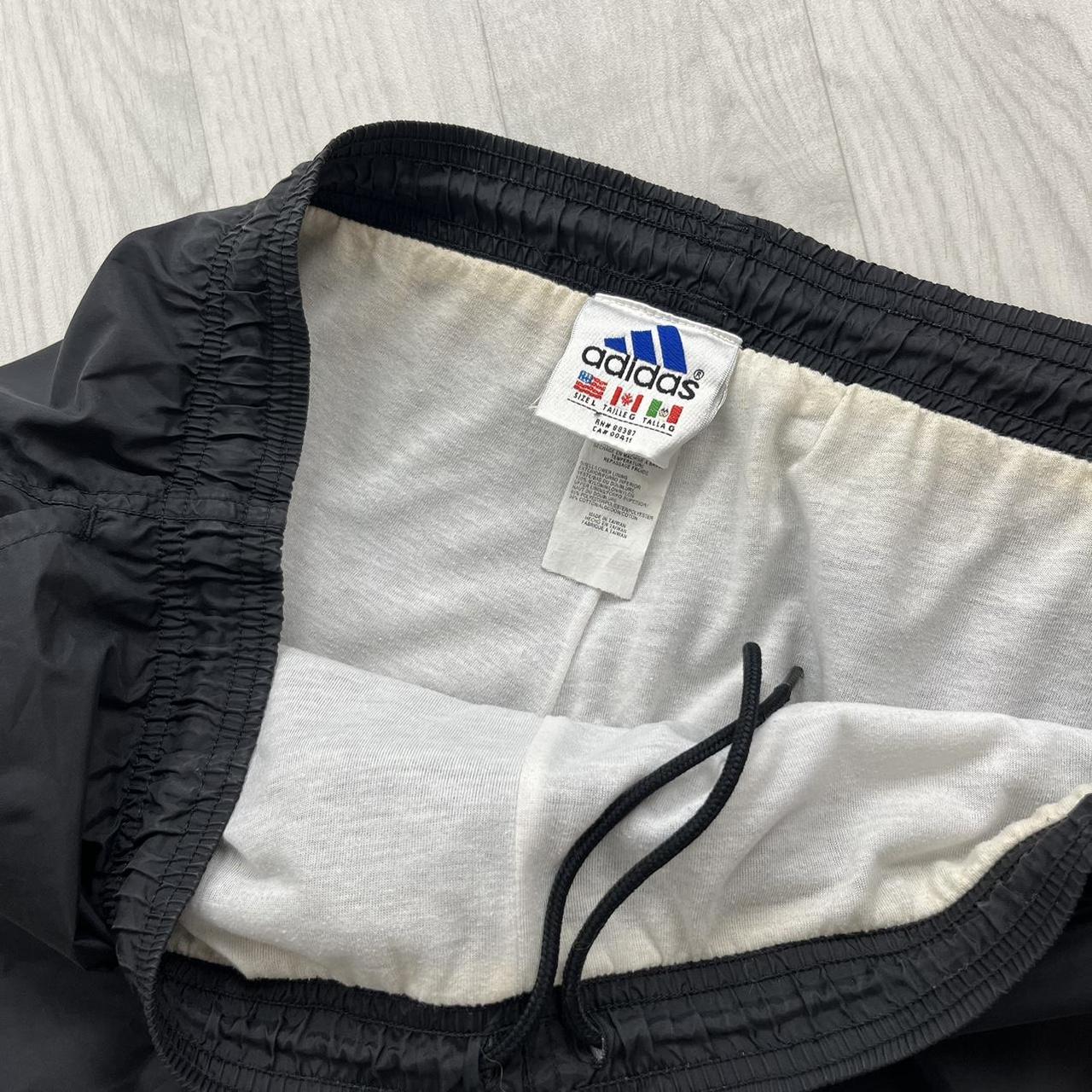 VINTAGE Y2K ADIDAS BAGGY TRACKSUIT BOTTOMS BLACK