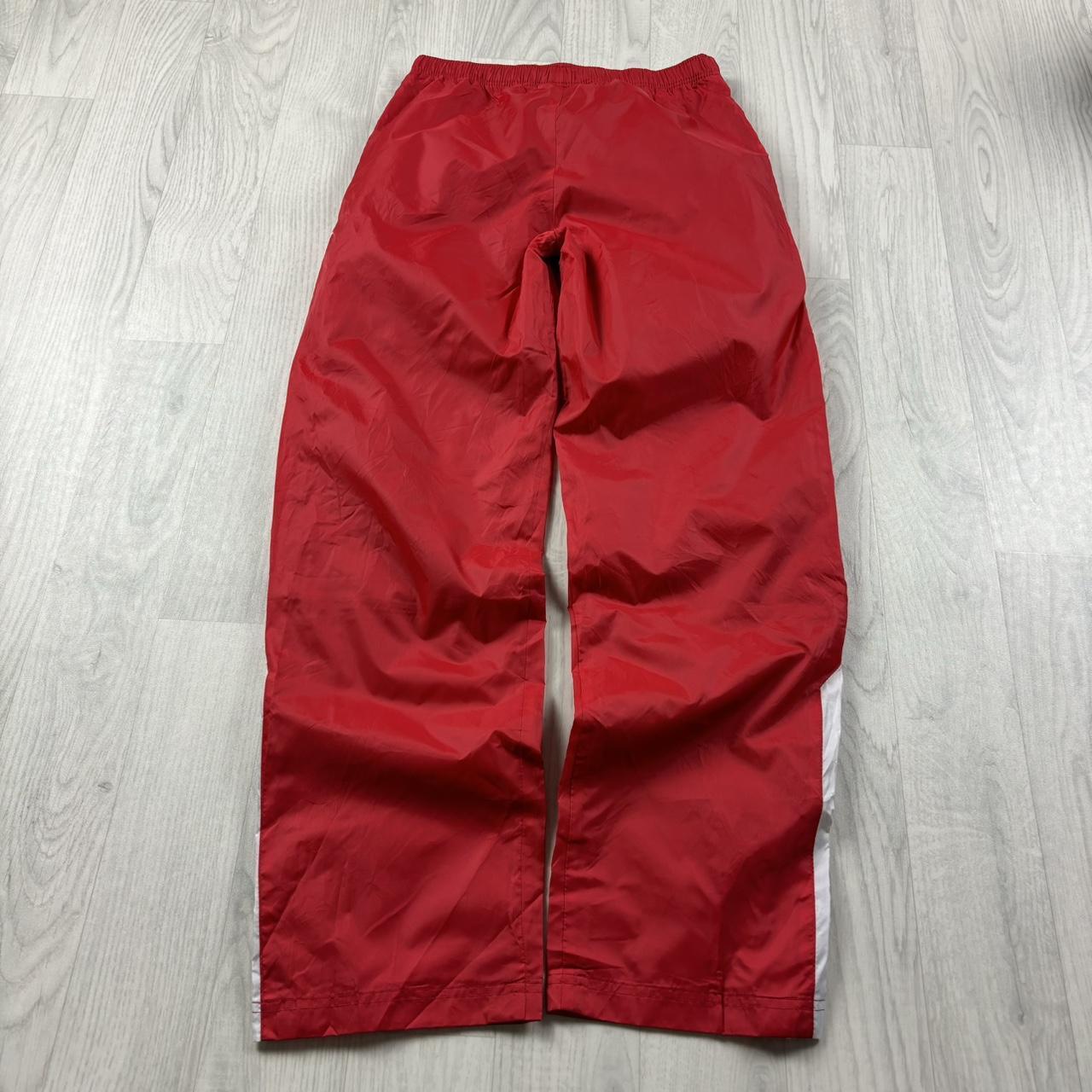 VINTAGE Y2K CHAMPION BAGGY TRACKSUIT BOTTOMS RED