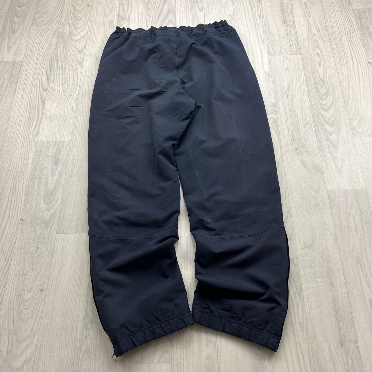 VINTAGE Y2K ADIDAS BAGGY TRACKSUIT BOTTOMS NAVY