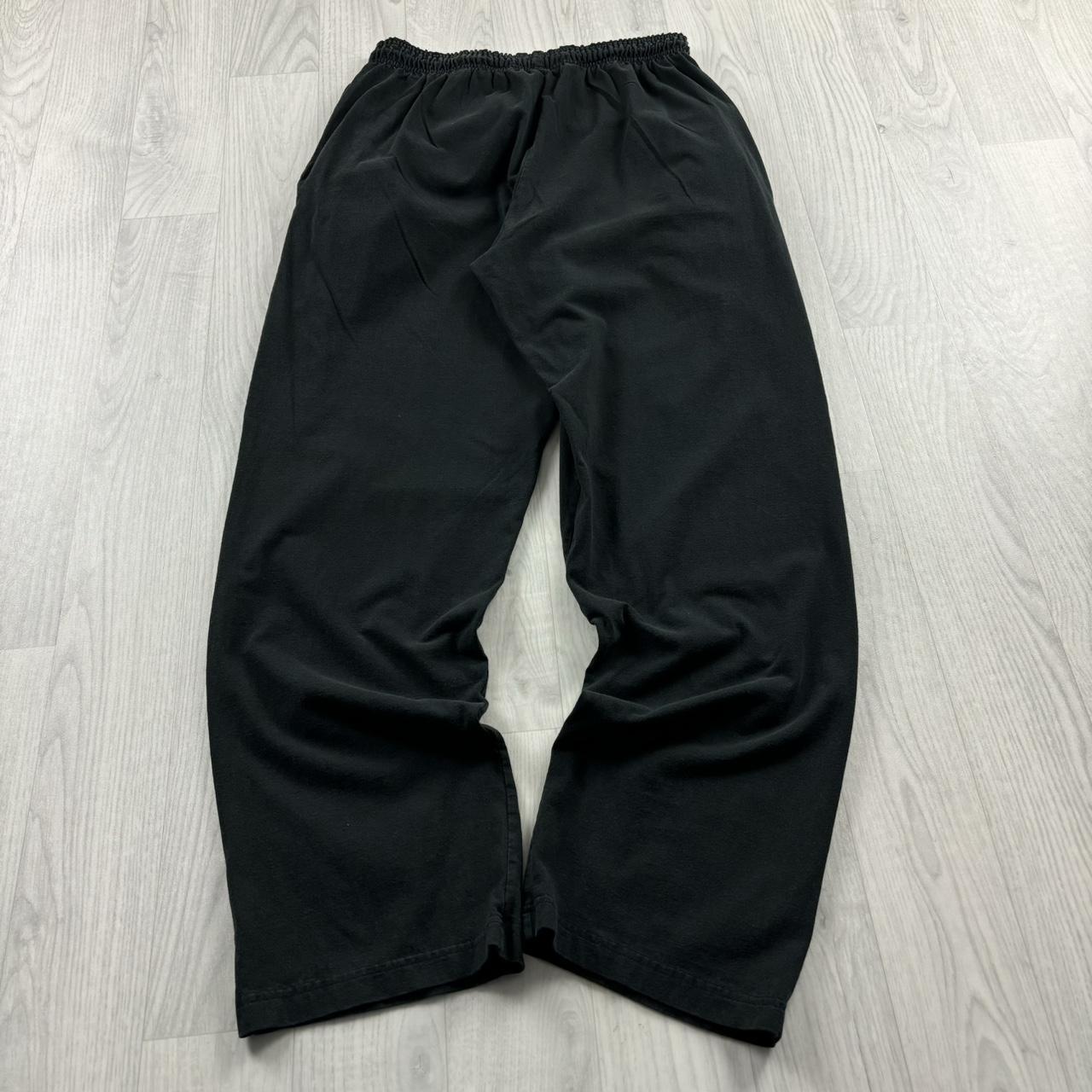 VINTAGE 00s CHAMPION BAGGY LIGHTWEIGHT SWEATPANTS BLACK