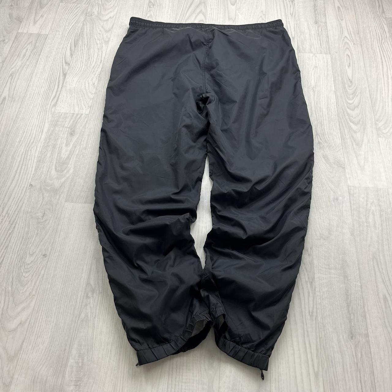VINTAGE Y2K ADIDAS BAGGY TRACKSUIT BOTTOMS BLACK