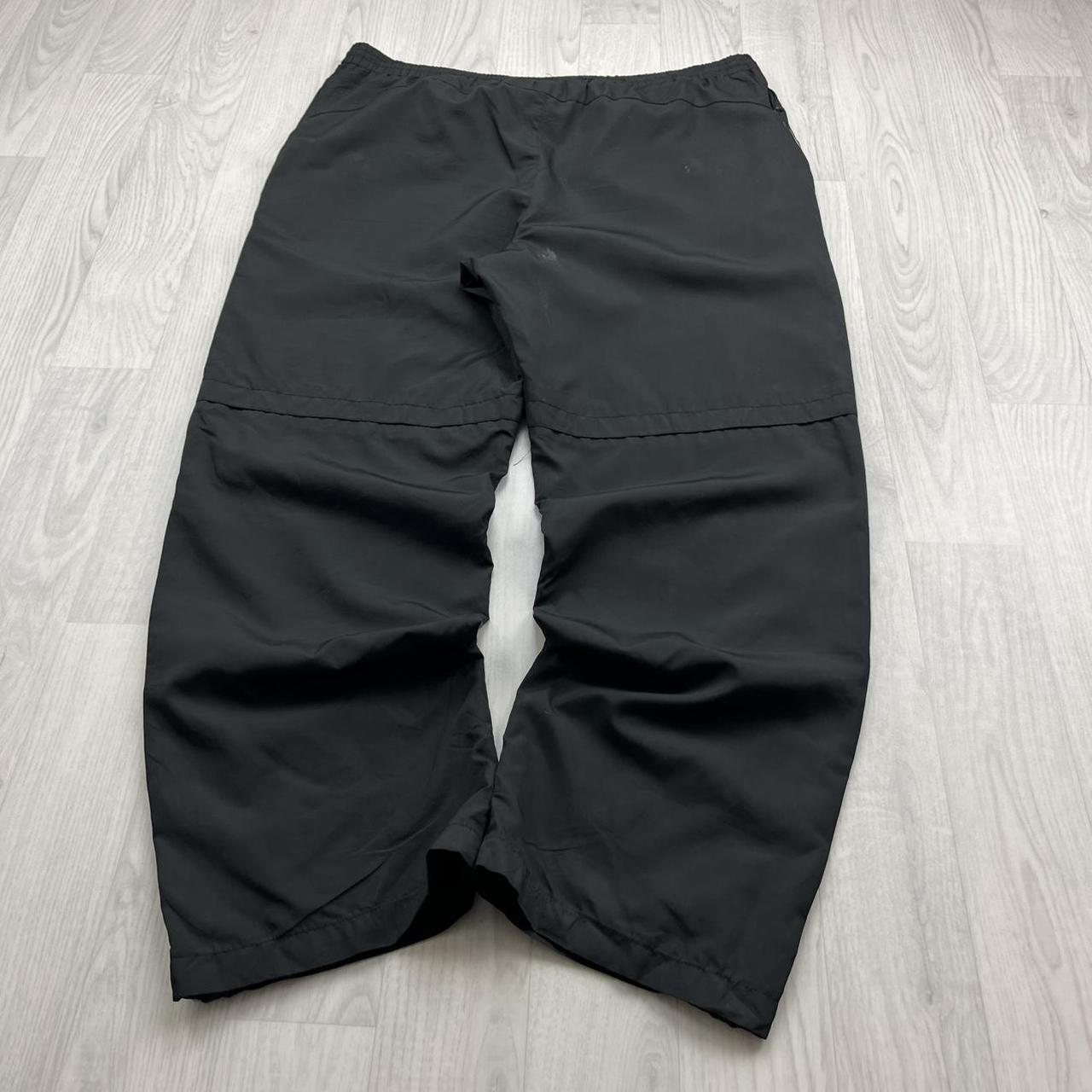VINTAGE Y2K CHAMPION BAGGY TRACKSUIT BOTTOMS BLACK
