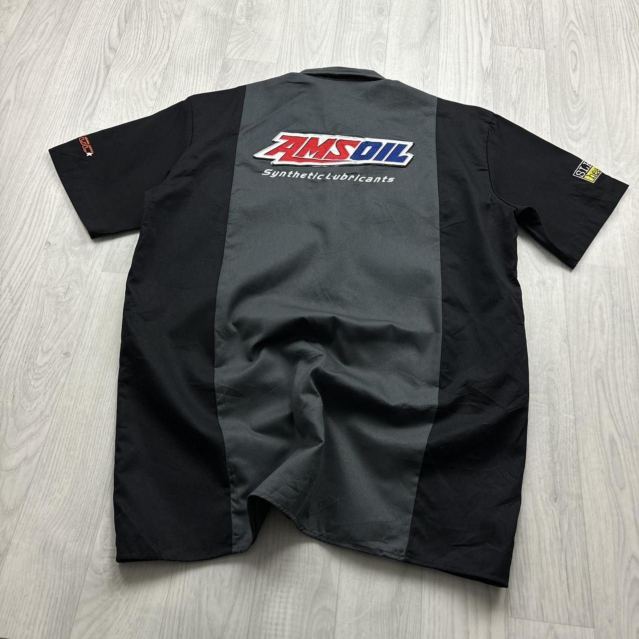 VINTAGE Y2K DICKIES UTILITY SHORT SLEEVE SHIRT GREY BLACK