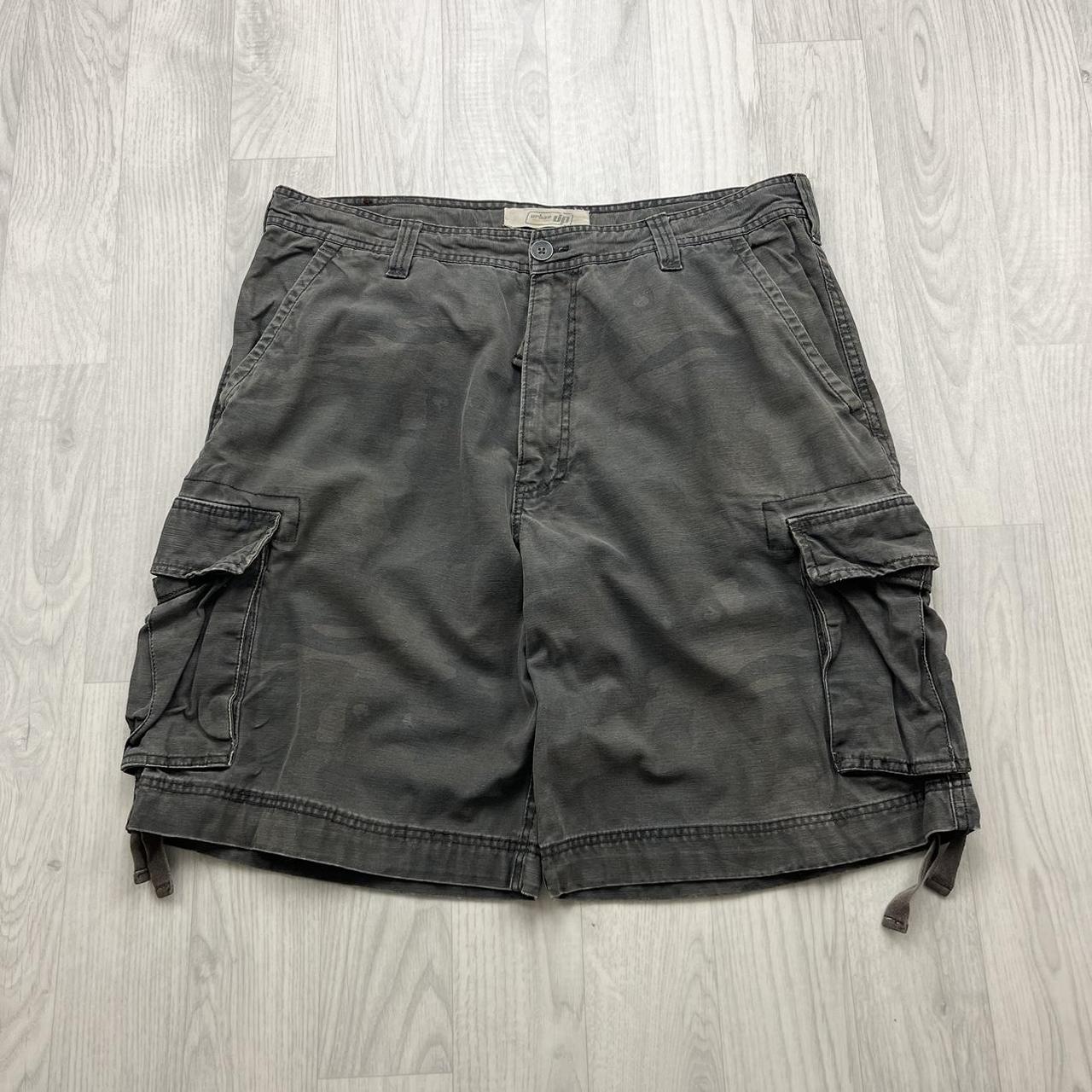 VINTAGE Y2K URBAN UP BAGGY CAMO CARGO SHORTS