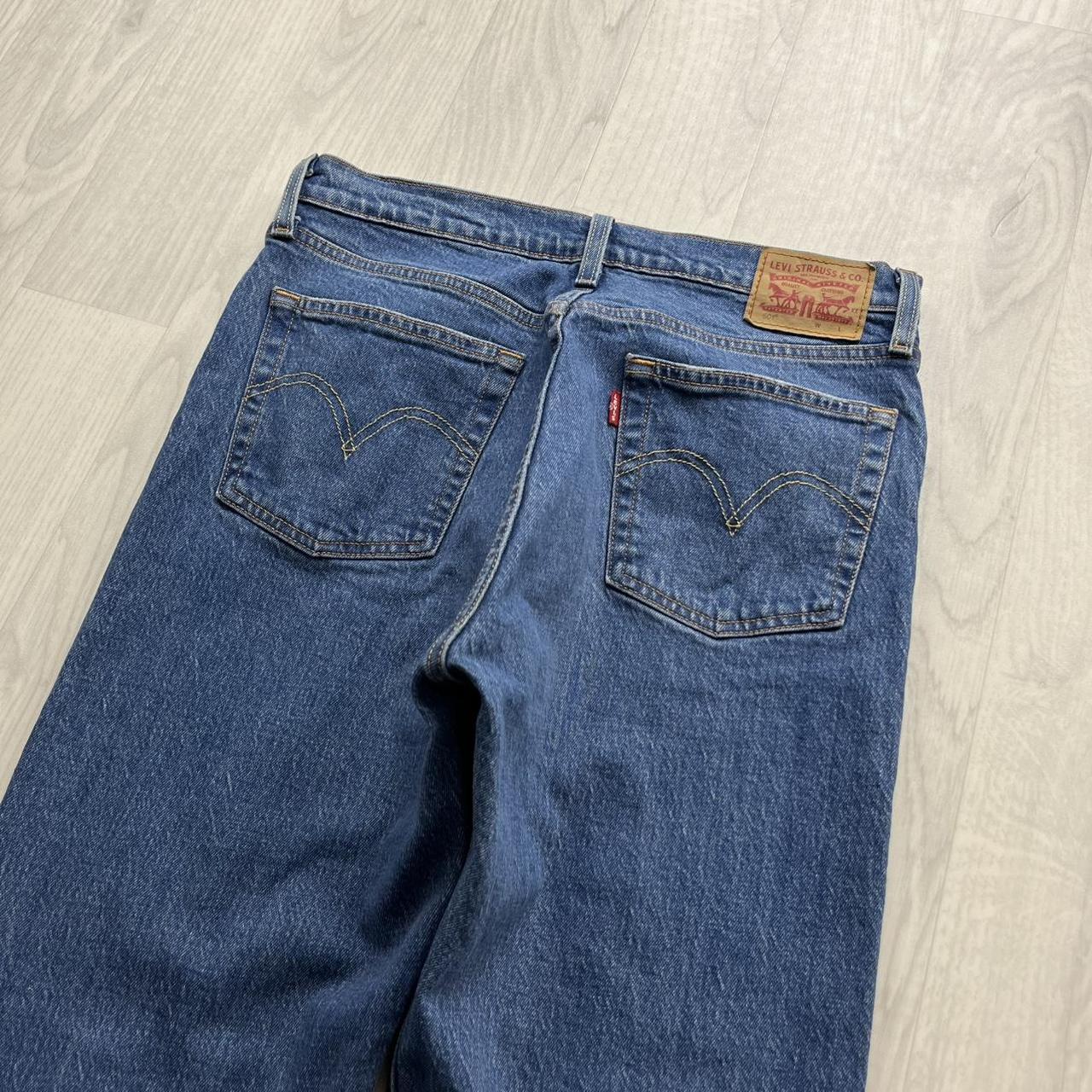 VINTAGE LEVIS 501 STRAIGHT LEG JEANS BLUE