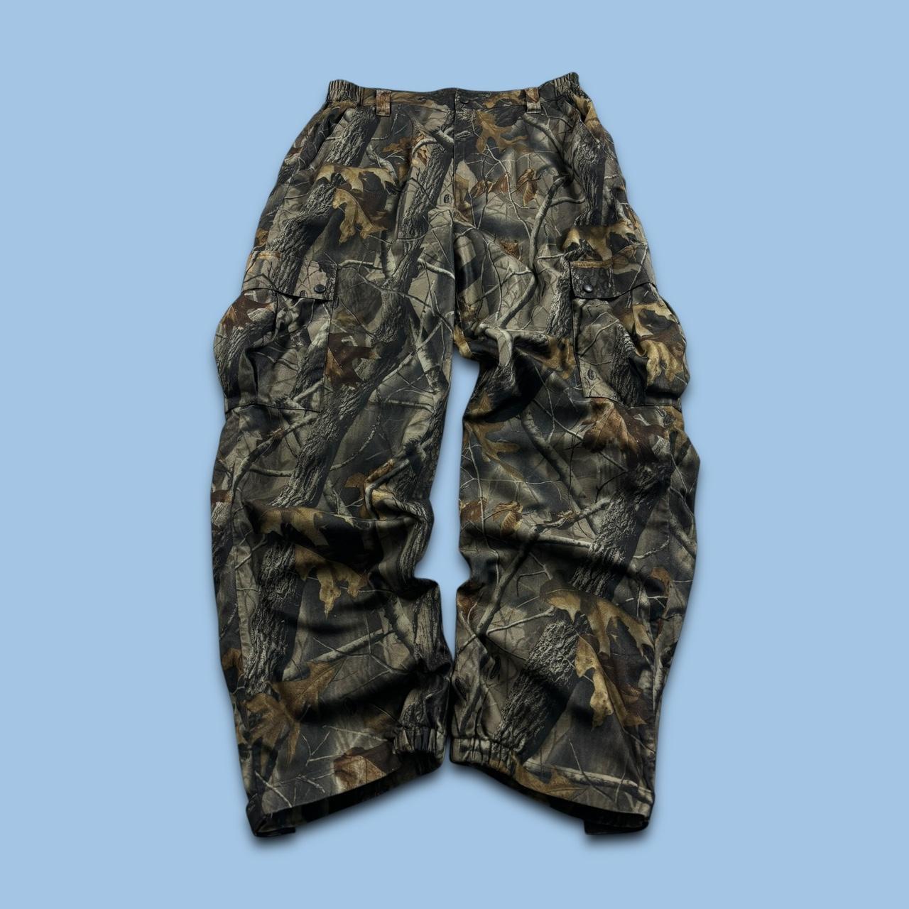 VINTAGE REALTREE INSULATED BAGGY CAMO CARGO PANTS