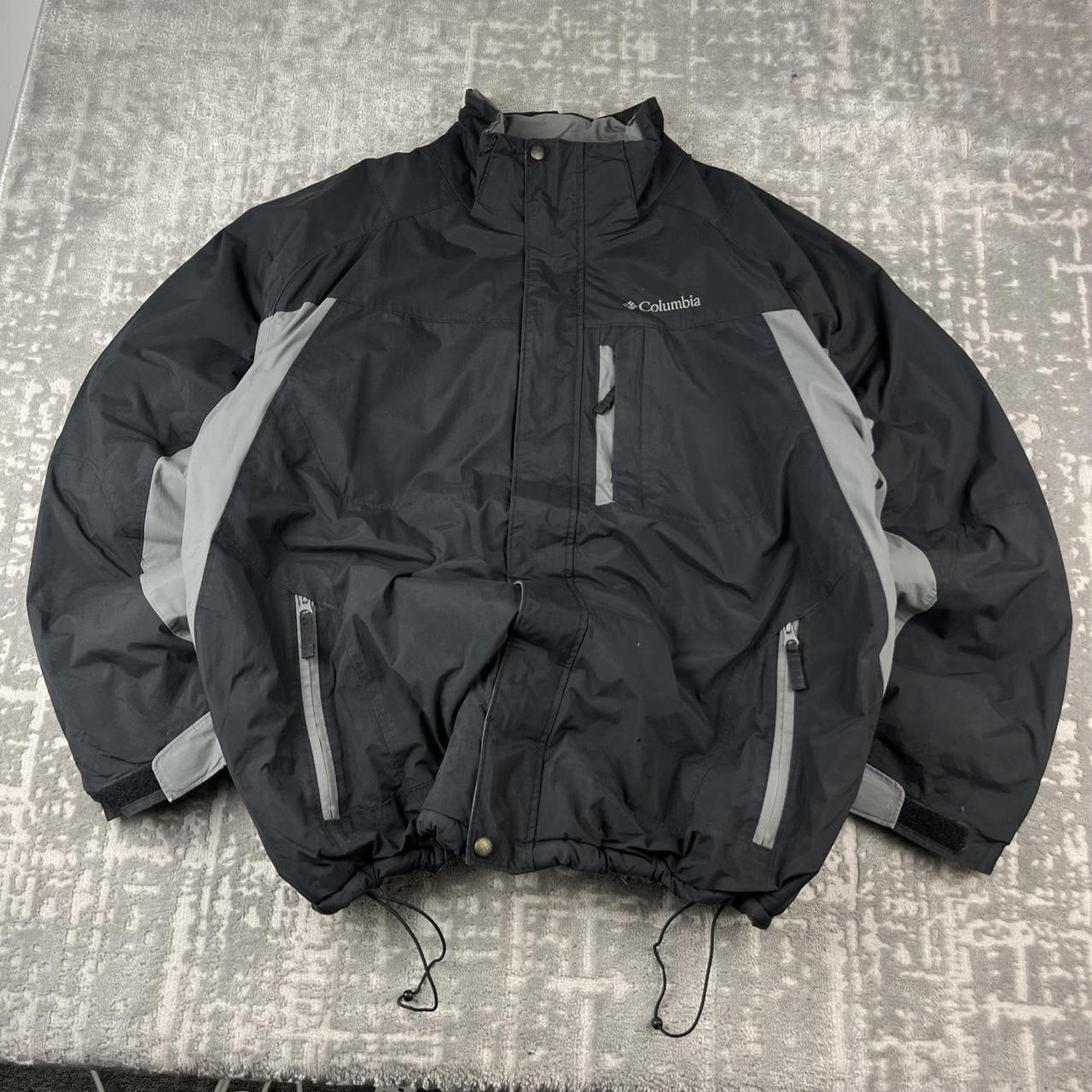 VINTAGE 00s COLUMBIA TECHNICAL UTILITY JACKET BLACK