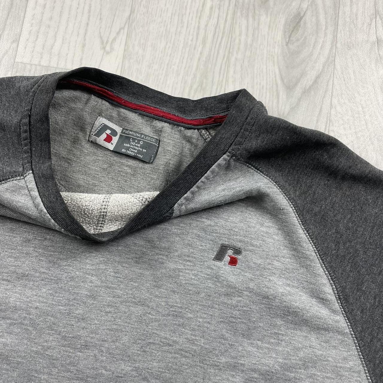 VINTAGE RUSSELL ATHLETIC BLANK SWEATSHIRT GREY (L)