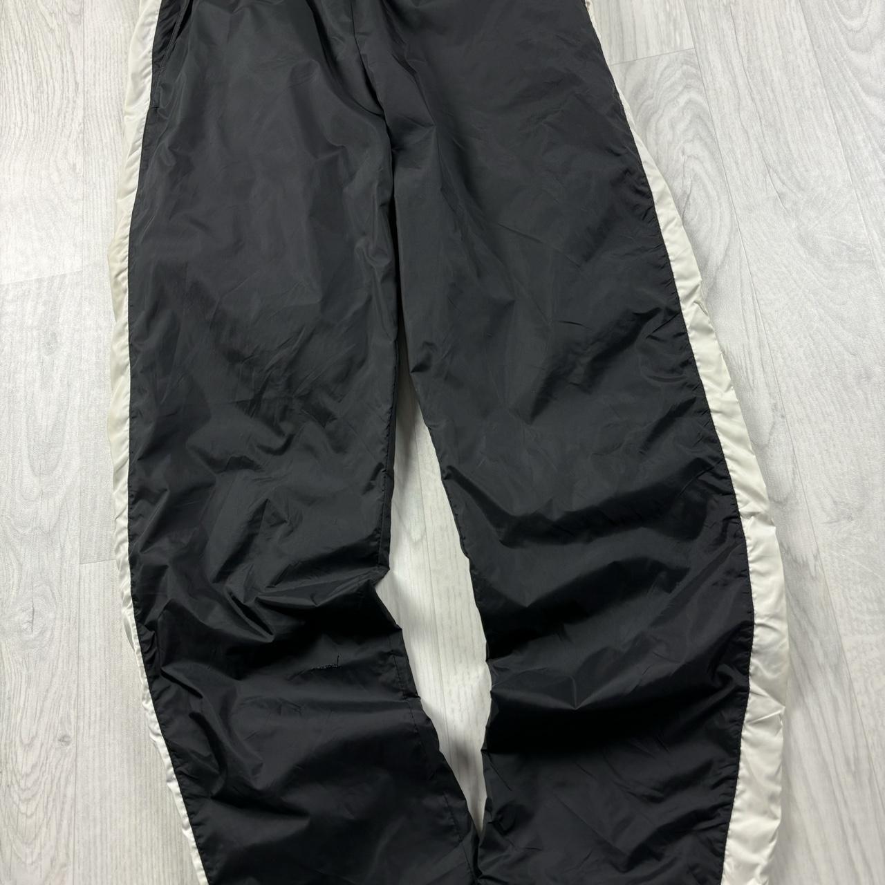 VINTAGE 90s NIKE BAGGY TRACKSUIT BOTTOMS BLACK