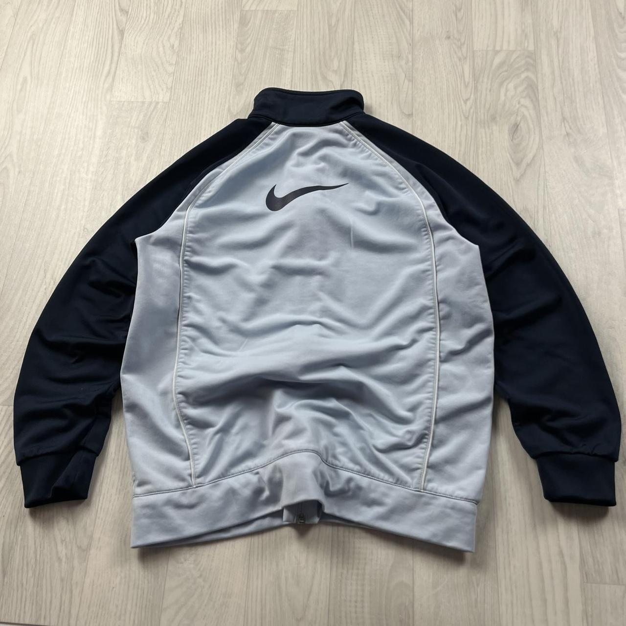 VINTAGE 00s NIKE ZIP UP TRACK JACKET BLUE