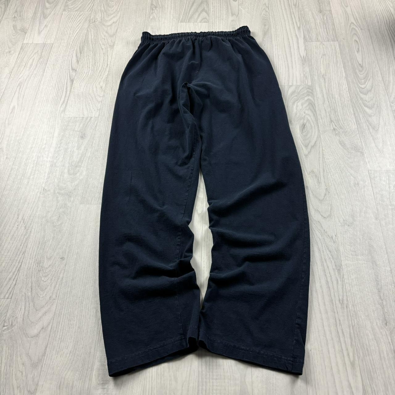 VINTAGE 00s CHAMPION BAGGY LIGHTWEIGHT SWEATPANTS NAVY