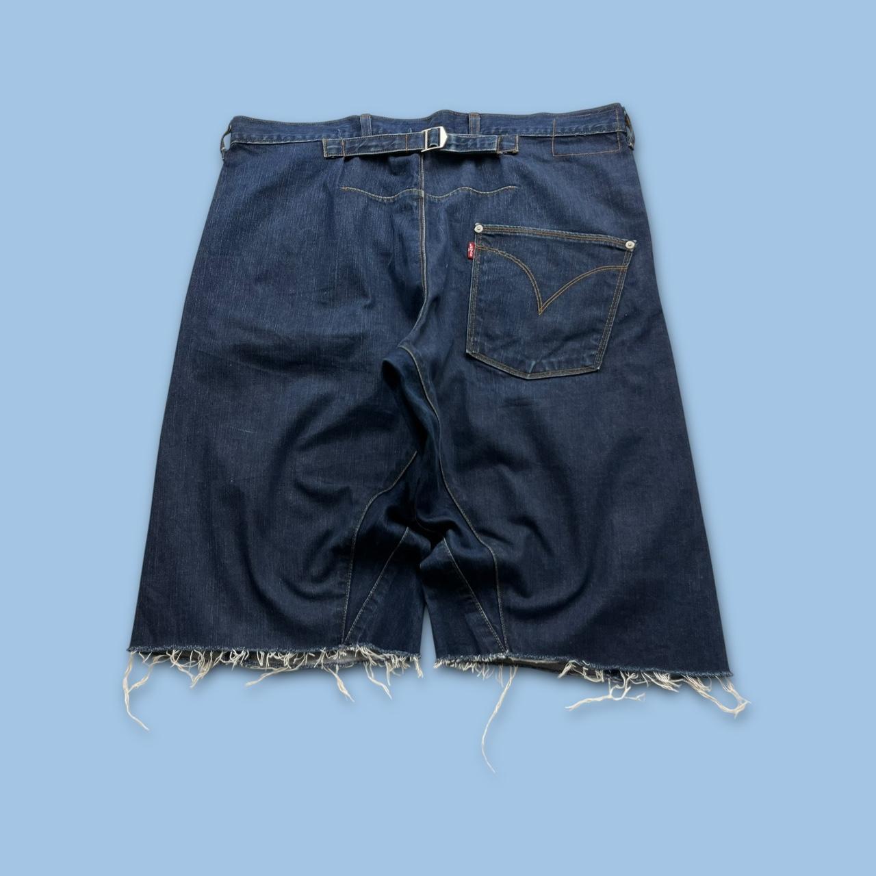VINTAGE 00s LEVIS BAGGY LOOSE JORTS NAVY