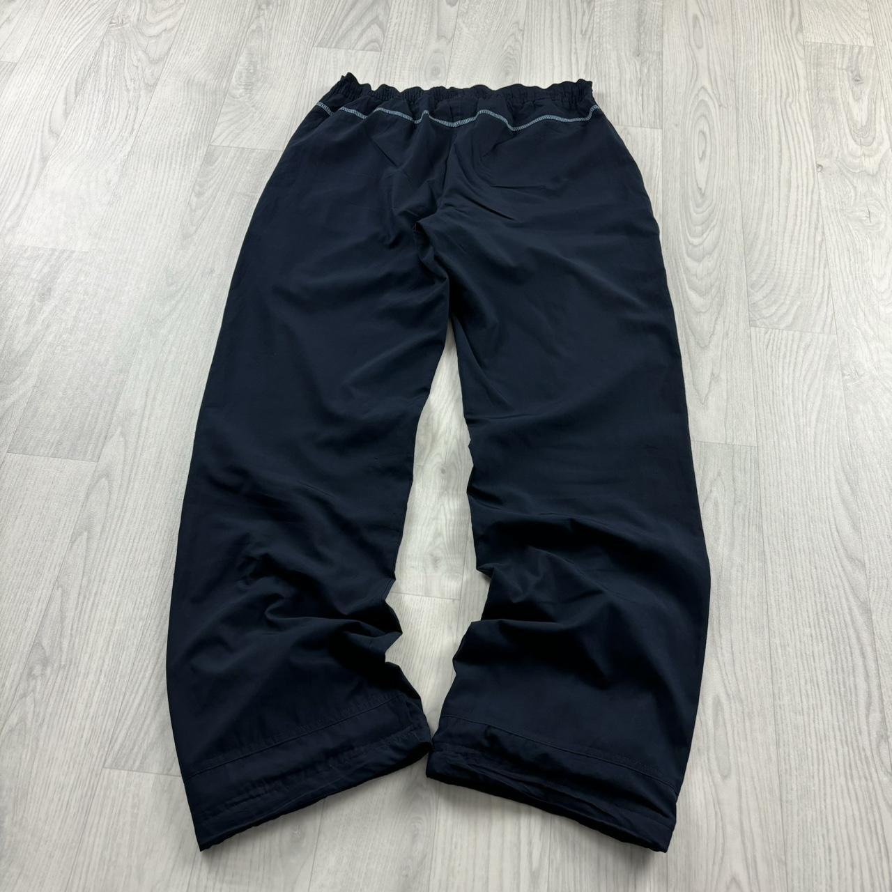 VINTAGE Y2K ADIDAS BAGGY TRACKSUIT BOTTOMS NAVY