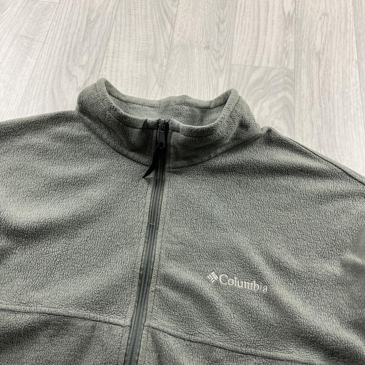 VINTAGE Y2K COLUMBIA ZIP UP FLEECE GREY