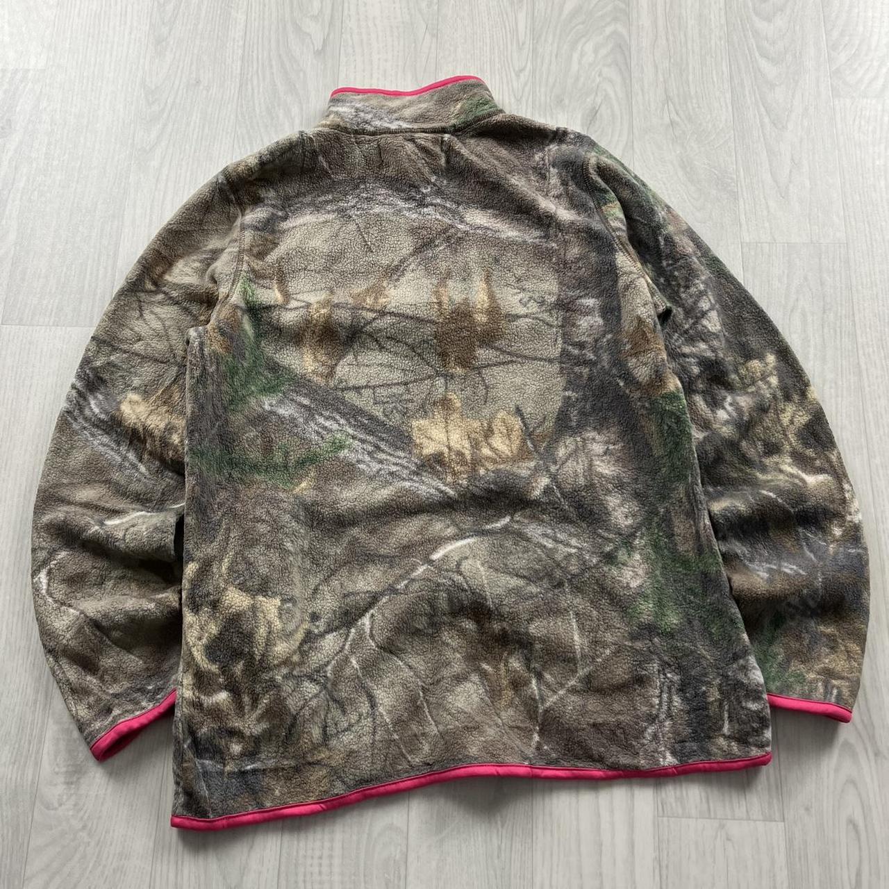 VINTAGE REALTREE ZIP UP FLEECE CAMO PINK