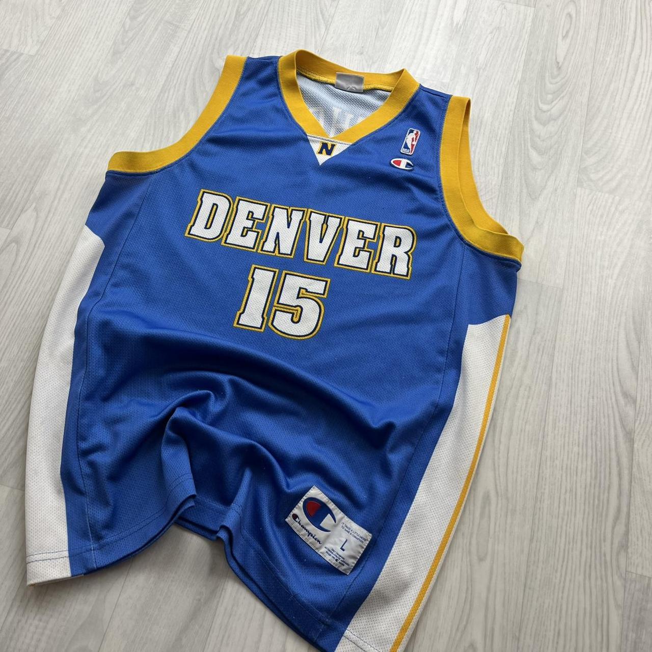 VINTAGE Y2K CHAMPION DENVER VEST BLUE